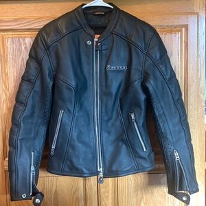Icon Tuscadero Woman’s Motorcyle Jacket Large